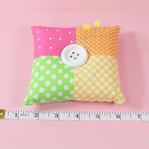 NEW weighted Walnut Shells Pin Cushion. Sharpens your pins everytime you use it.